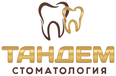 логотип стоматологии тандем